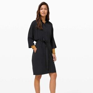 Lululemon Perfectly Poised  women’s black dress size 8